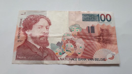 BELGIQUE 100 FRANCS TYPE ENSOR 1995 BERTHOLOME VERPLAETSE SERIE 1 P-147a.1 - 100 Francos