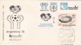 Argentina - 1978 - FDC - Argentina '78 - World Soccer Championship Stamp - ENCOTEL Envelope -  Caja 30 - FDC