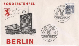 Germany Deutschland 1981 FDC 30 Jahre BDB Bund Der Berliner Und Freunde Berlns, Mercedes, Berlin - 1981-1990