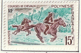 POLYNESIE FRANCAISE - Courses De Chevaux, Fête De Juillet - Y&T N° 49 - 1967 - MH - Neufs