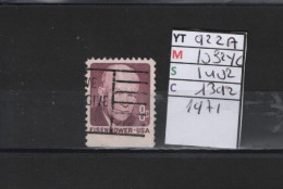 PRIX FIXE Obl 922A YT 1032YC MC 1402 SCO 1392 GIB Eisenhower Dentelée  3 Cotés  1971  Etats Unis 58A/14 - Used Stamps