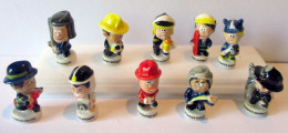 Fèves Brillantes -  Pompiers Du Monde - Série Complète - Coup De Patte 2013 - Frais Du Site Déduits - Characters