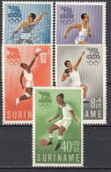 Olympia 1960:  Surinam  5 W ** - Sommer 1960: Rom