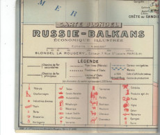 Carte Routière   RUSSIE BALKANS - Cartes Routières