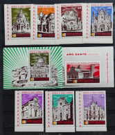 +AÑO SAMTO 1975 SERIE DE 7 VALORES DENTADSO MICHEL363/69  MNH** - Cristianismo