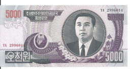 COREE DU NORD 5000  WON 2006 UNC P 46 C - Korea, North