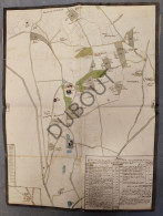 Manuscript Map - Laurensberg/Aachen 1821 La Ferme Neuenhof, à Laurensberg/Hameau Dit Hasselholt, Baron Trips (V2978) - Manuscritos