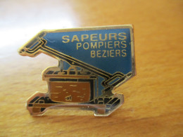 Pin's Lot 005 -- Pompiers Beziers  -- Dernier Vendu 09/2021 - Bomberos