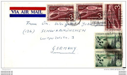 96 - 55 - Enveloppe Envoyée De Los Angeles En Suisse 1955 - Storia Postale