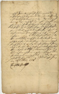 Sachsen-Hildburghausen Herzog Ernst (1655-1715) Autograph 1708 Schalkau - Personnages Historiques