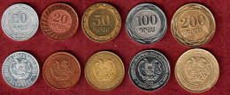 Armenia 2003/04. Set Of 5 High Quality Coins XF:10,20,50,100,and 200 Drams. - Armenien