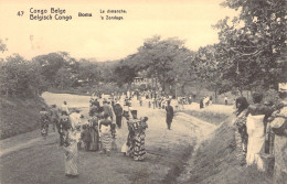 Congo Belge - Boma Le Dimanche -  Entier Postal 10c Rouge + Surcharge 15 - Carte Postale Ancienne - Congo Belge