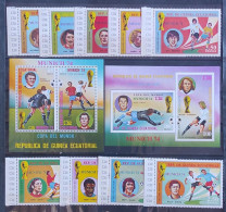 COPA DEL MUNDO DE FUTBOL- MUNICH 74- HOMENAJE A LOS JUGADORES CÉLEBRES MNH** - 1974 – Allemagne Fédérale