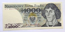 POLAND - 1.000 ZLOTYCH - P 146  (1982)  - UNC - BANKNOTES - PAPER MONEY - CARTAMONETA - - Poland