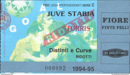 Bl150  Biglietto Calcio Ticket  Juve Stabia - Turris - Biglietti D'ingresso