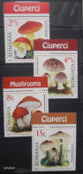 Romania 2017, Mushrooms, MNH Stamps Set - Unused Stamps