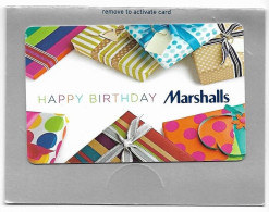 Marshalls  U.S.A., Carte Cadeau Pour Collection, Sans Valeur, # Marshalls-122a - Gift And Loyalty Cards