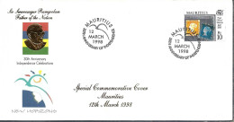 MAURICE Ca.1998: FDC - Maurice (1968-...)