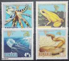 Romania 2017, Toxic Animals, MNH Stamps Set - Unused Stamps