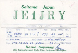 AK 203377 QSL - Japan - Kuki / Saitama - Radio Amateur