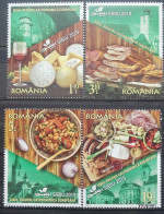 Romania 2019, Sibiu - European Region Of Gastronomy, MNH Stamps Set - Neufs