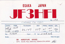 AK 203382 QSL - Japan - Daito / Osaka - Radio Amateur