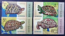 Romania 2021, Turtles, MNH Stamps Set - Unused Stamps