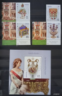 Romania 2022, The Treasures Of Peles Castle, MNH S/S And Stamps Set - Neufs