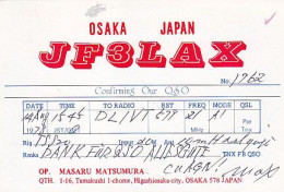 AK 203389 QSL - Japan - Osaka / Higashiosaka - Radio Amateur
