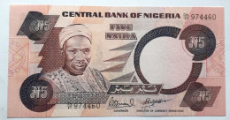 NIGERIA - 5 NAIRA - P 24 (1984-2005)  - UNC - BANKNOTES - PAPER MONEY - CARTAMONETA - - Nigeria