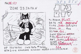 AK 203396 QSL - Japan - Osaka - Radio Amateur