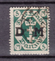 DANZIG 1922,Mi D24Y,INFLA Geprüft,Gestempelt (D3719) - Dienstzegels