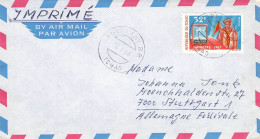 TCHAD - AIRMAIL 1968 - STUTTGART/DE  / 6033 - Tschad (1960-...)