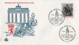 Germany Deutschland 1980 FDC Friedrich Wilhelm V. Steuben, Prussian Military Officer, Canceled In Berlin - 1971-1980