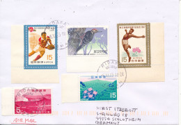 Japan Cover Sent Air Mail To Germany 5-11-2015 Topic Stamps - Brieven En Documenten