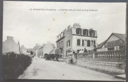 CPA 29 CARANTEC - RARE - L'Hotel Belle Vue Et Rue D'HENVIC - NL 12 - Réf. C 27 - Carantec