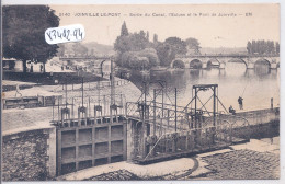 JOINVILLE-LE-PONT- SORTIE DU CANAL- L ECLUSE ER LE PONT DE JOINVILLE - Joinville Le Pont