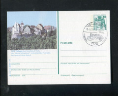 "BUNDESREPUBLIK DEUTSCHLAND" 1978, Bildpostkarte Mit Bildgleichem Stempel "VELLBERG" (80102) - Cartes Postales Illustrées - Oblitérées