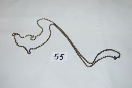 C55 Bijou - Ancienne Chaine à Maillon -collier - Halsketten