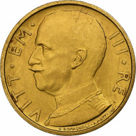Italie, Vittorio Emanuele III, 50 Lire, 1931, Rome, Or, SUP+, KM:71 - 1900-1946 : Victor Emmanuel III & Umberto II