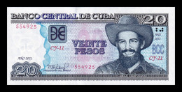 Cuba 20 Pesos Camilo Cienfuegos 2021 Pick 122o Sc Unc - Kuba