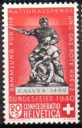 1940 PRO PATRIA Zu 5c / Mi 366a Rouge-clair ** / MNH SBK 6,- - Nuovi