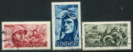 SLOVAKIA 1943 Front Combatants Fund Used.  Michel 121-23 - Used Stamps