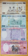 Rwanda - 500, 1000, 2000 And 5000 Rwandaise Francs - Other - Africa