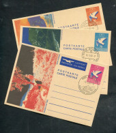 "LIECHTENSTEIN" 1984, Bildpostkarten Mi. P 82-P 84 Gestempelt (80120) - Stamped Stationery