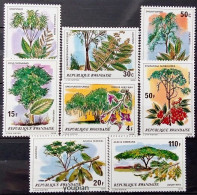 Rwanda 1979, Flowers, MNH Stamps Set - Neufs