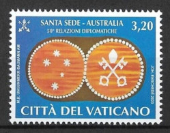 VATICAN CITY 2023 The 50th Anniversary Of Diplomatic Relations With Australia - Fine Stamp MNH - Neufs