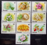 Rwanda 1981, Flowers, MNH Stamps Set - Unused Stamps