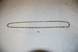 C55 Bijou - Authentique Collier - Métal Doré - Halsketten