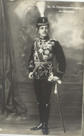 Yugoslavia, King Alexander I In Uniform, Medals (1913) RPPC Postcard - Jugoslavia